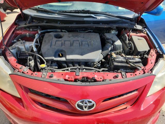 JTDBU4EE4BJ090923 - 2011 TOYOTA COROLLA BASE წითელი ფოტო 11