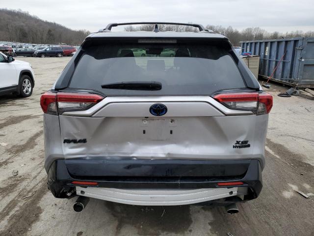 JTMEWRFV6LD525833 - 2020 TOYOTA RAV4 XSE SILVER photo 6