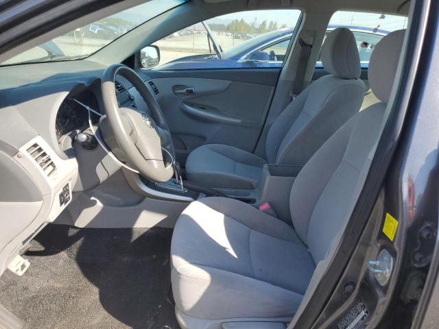 JTDBU4EE1AJ069879 - 2010 TOYOTA COROLLA BASE GRAY photo 7