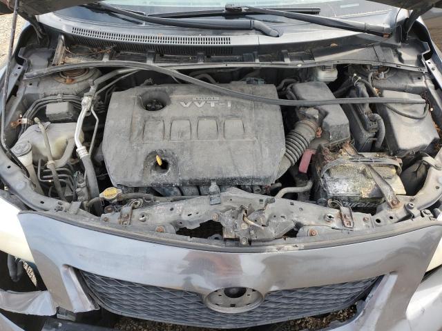 1NXBU4EE4AZ365599 - 2010 TOYOTA COROLLA BASE فحمي صورة 11