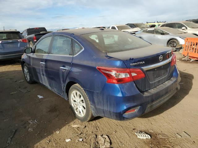 3N1AB7AP0KY440931 - 2019 NISSAN SENTRA S BLUE photo 2