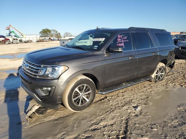 1FMJK1HT0KEA21550 - 2019 FORD EXPEDITION MAX XLT GRAY photo 1