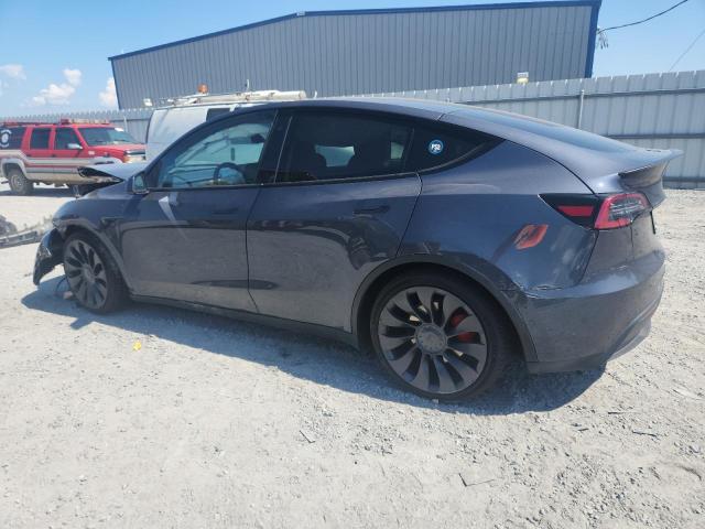 5YJYGDEF3LF000423 - 2020 TESLA MODEL Y Темно-сірий фото 2