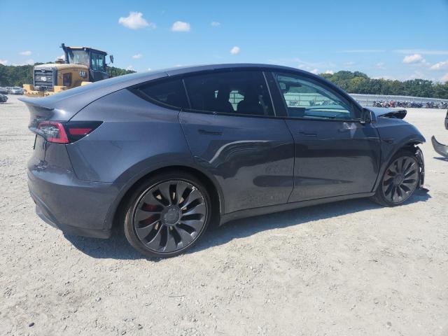 5YJYGDEF3LF000423 - 2020 TESLA MODEL Y Темно-сірий фото 3