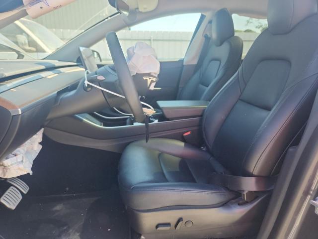 5YJYGDEF3LF000423 - 2020 TESLA MODEL Y Темно-сірий фото 7