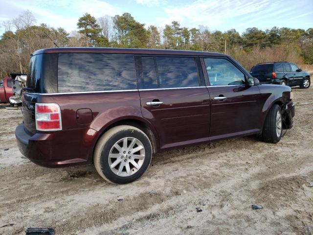 2FMDK52C89BA90005 - 2009 FORD FLEX SEL MAROON photo 3