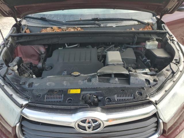 5TDJKRFH0FS078333 - 2015 TOYOTA HIGHLANDER XLE Bordo foto 12