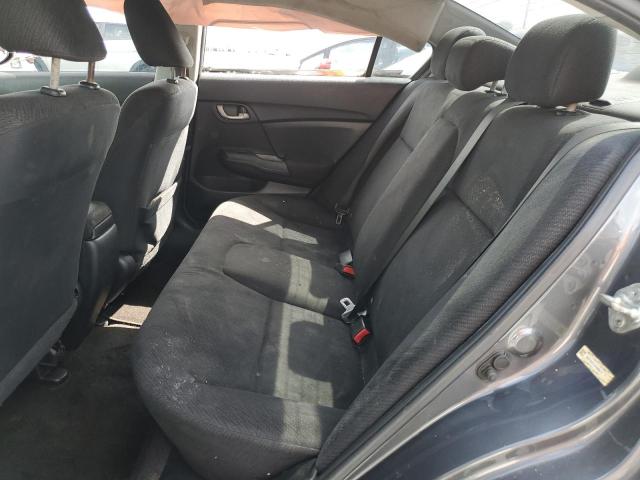 19XFB2F51DE099475 - 2013 HONDA CIVIC LX GRAY photo 10