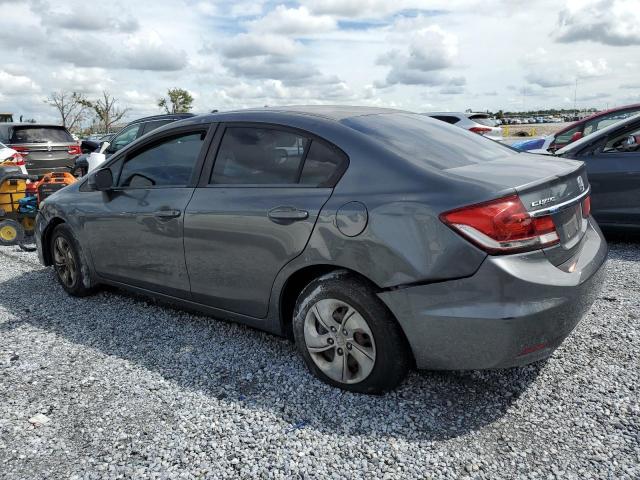19XFB2F51DE099475 - 2013 HONDA CIVIC LX GRAY photo 2