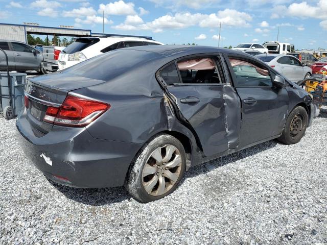19XFB2F51DE099475 - 2013 HONDA CIVIC LX GRAY photo 3