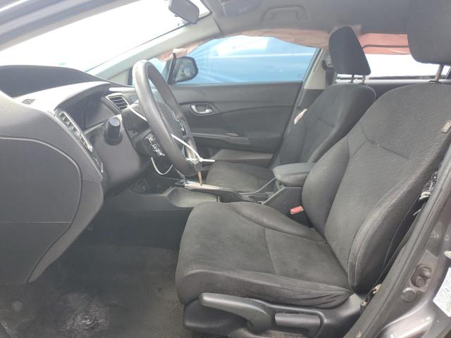 19XFB2F51DE099475 - 2013 HONDA CIVIC LX GRAY photo 7