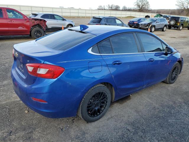 1G1BE5SM1G7267732 - 2016 CHEVROLET CRUZE LT BLUE photo 3