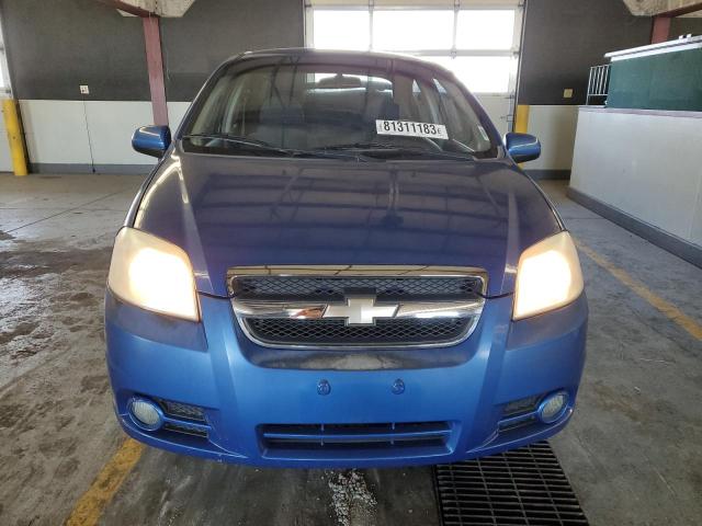 KL1TG56688B032977 - 2008 CHEVROLET AVEO LT BLUE photo 5