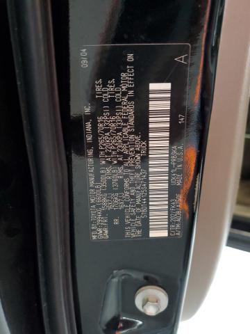 5TBDT44125S471437 - 2005 TOYOTA TUNDRA DOUBLE CAB SR5 BLACK photo 12