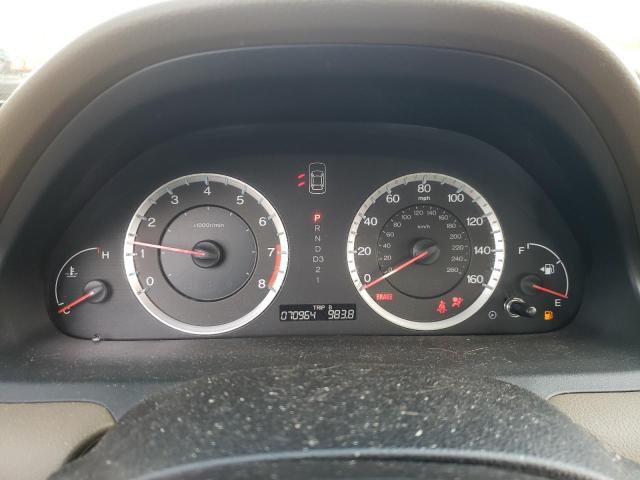 1HGCP26439A136842 - 2009 HONDA ACCORD LXP WHITE photo 9