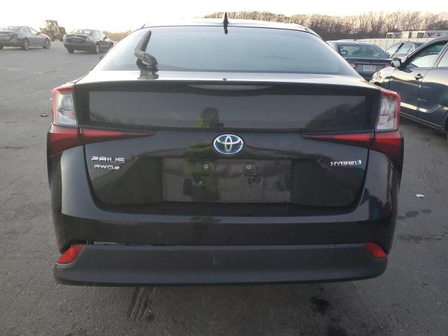 JTDL9RFU3K3006099 - 2019 TOYOTA PRIUS BLACK photo 6