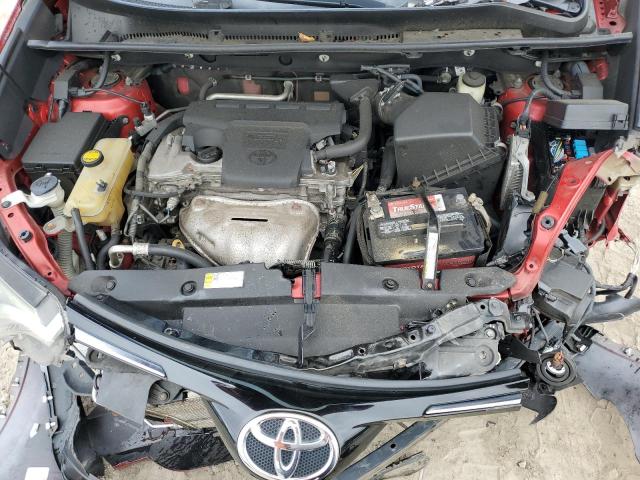2T3RFREV3GW442145 - 2016 TOYOTA RAV4 XLE RED photo 12