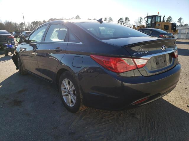 5NPEB4AC2CH393152 - 2012 HYUNDAI SONATA GLS BLUE photo 2