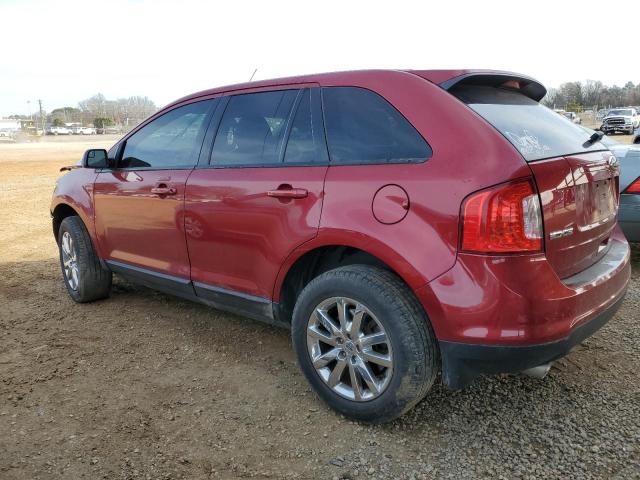 2FMDK4JC9DBB54640 - 2013 FORD EDGE SEL MAROON photo 2