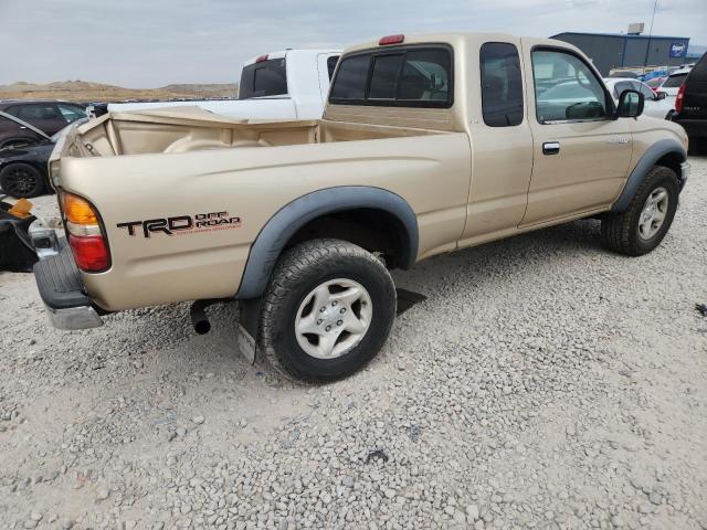 5TEWN72N62Z136309 - 2002 TOYOTA TACOMA XTRACAB GOLD photo 3