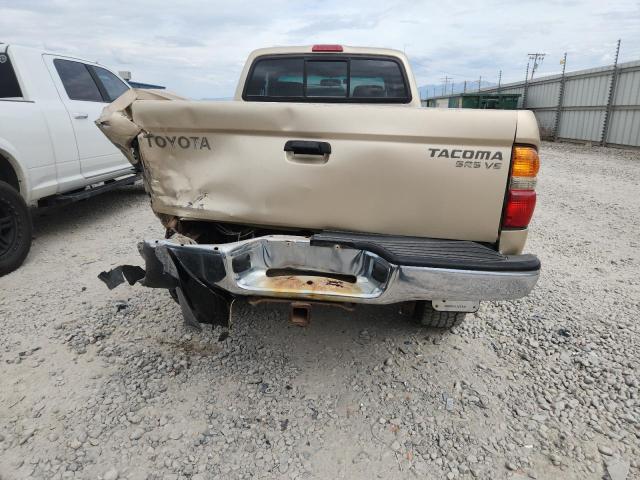 5TEWN72N62Z136309 - 2002 TOYOTA TACOMA XTRACAB GOLD photo 6