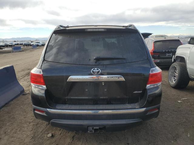 5TDBK3EH8DS195478 - 2013 TOYOTA HIGHLANDER BASE BLACK photo 6