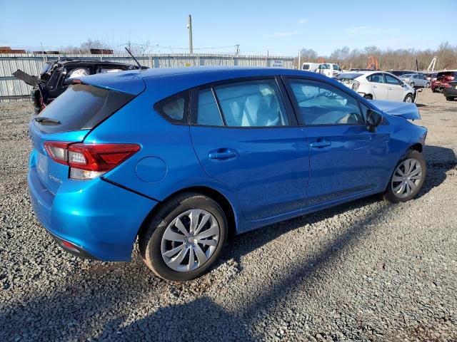 4S3GTAB68M3714945 - 2021 SUBARU IMPREZA BLUE photo 3