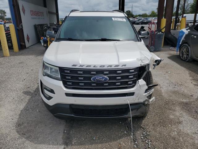 1FM5K7D84HGA97534 - 2017 FORD EXPLORER XLT WHITE photo 5