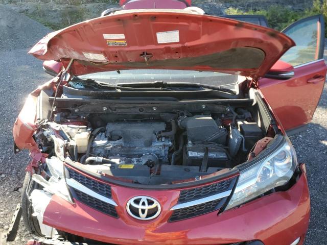 JTMRFREVXEJ010180 - 2014 TOYOTA RAV4 XLE RED photo 12