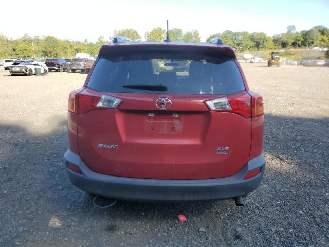 JTMRFREVXEJ010180 - 2014 TOYOTA RAV4 XLE RED photo 6
