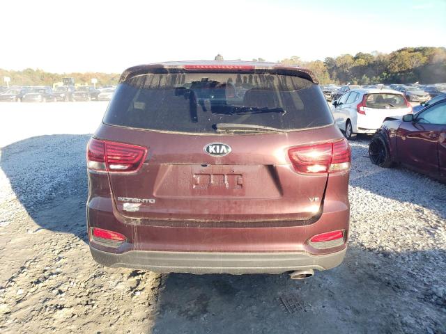 5XYPG4A58LG628978 - 2020 KIA SORENTO S MAROON photo 6