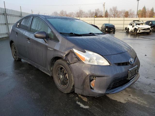 JTDKN3DU4D5565644 - 2013 TOYOTA PRIUS GRAY photo 4