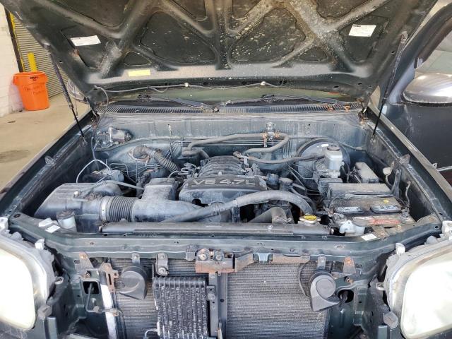 5TBDT44116S550793 - 2006 TOYOTA TUNDRA DOUBLE CAB SR5 GREEN photo 11