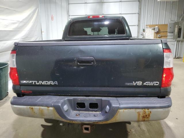 5TBDT44116S550793 - 2006 TOYOTA TUNDRA DOUBLE CAB SR5 GREEN photo 6