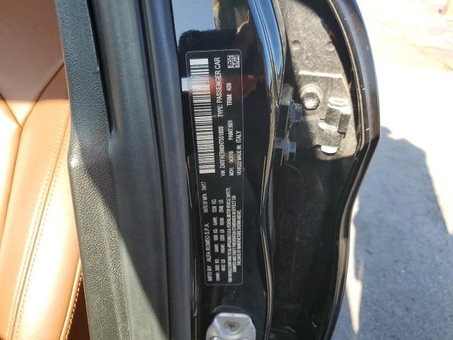 ZARFAEBN0H7551809 - 2017 ALFA ROMEO GIULIA BLACK photo 14