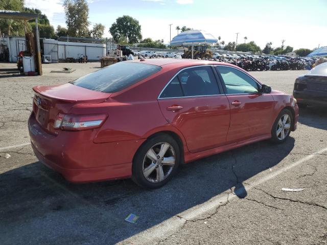 4T1BF3EK5BU616609 - 2011 TOYT CAMRY BASE RED photo 3