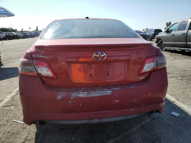 4T1BF3EK5BU616609 - 2011 TOYT CAMRY BASE RED photo 6