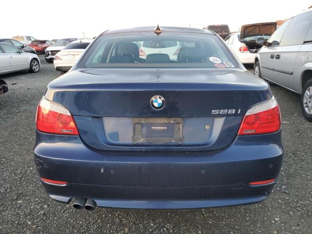 WBANU535X8CT17371 - 2008 BMW 528 I BLUE photo 6