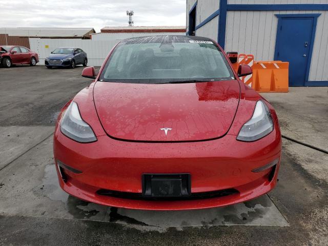 5YJ3E1EA0NF304850 - 2022 TESLA MODEL 3 RED photo 5