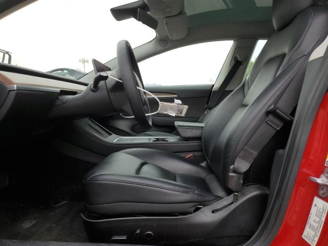 5YJ3E1EA0NF304850 - 2022 TESLA MODEL 3 RED photo 7