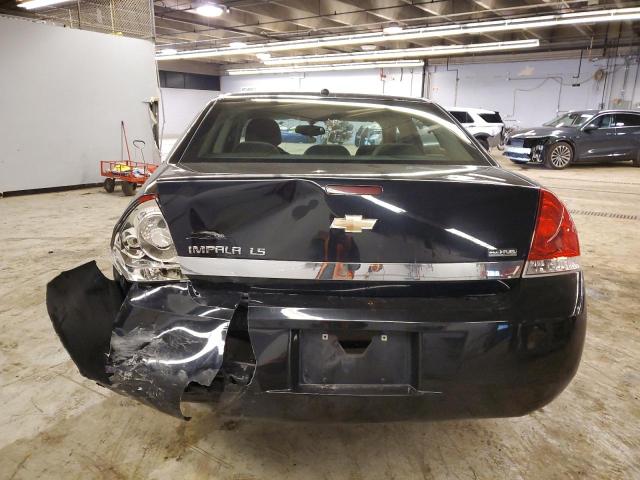 2G1WB58K189166965 - 2008 CHEVROLET IMPALA LS BLACK photo 6