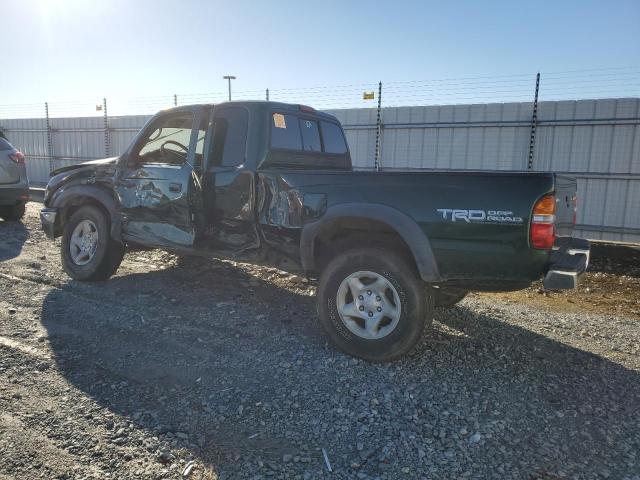 5TESM92N22Z091088 - 2002 TOYOTA TACOMA XTRACAB PRERUNNER მწვანე ფოტო 2