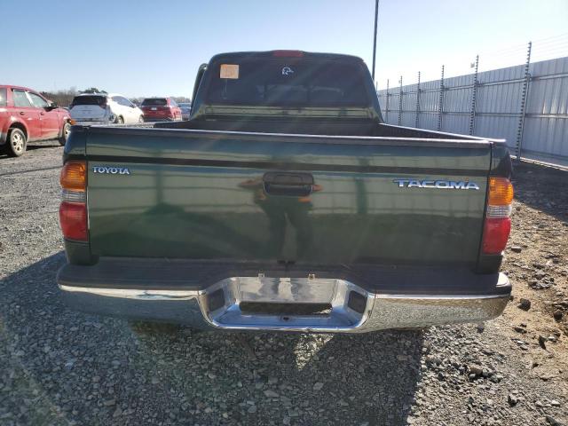 5TESM92N22Z091088 - 2002 TOYOTA TACOMA XTRACAB PRERUNNER მწვანე ფოტო 6