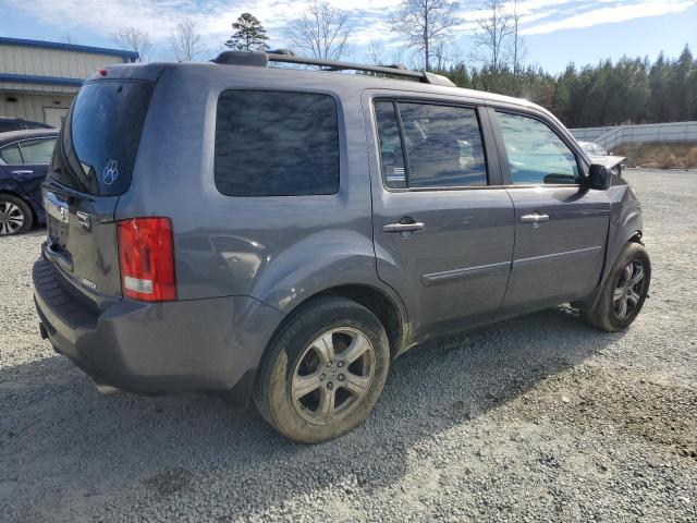 5FNYF4H59FB034361 - 2015 HONDA PILOT EXL GRAY photo 3