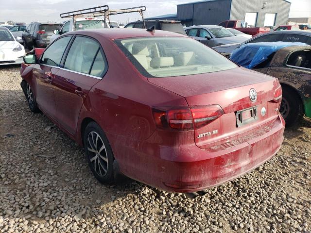 3VWDB7AJ0JM216888 - 2018 VOLKSWAGEN JETTA SE RED photo 2