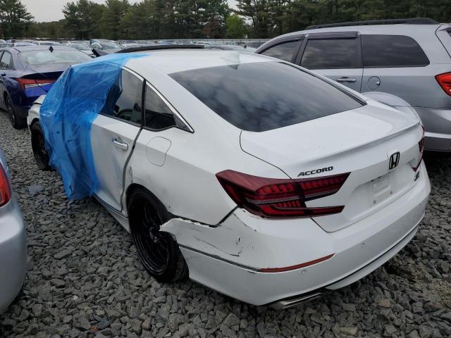 1HGCV2F98MA028100 - 2021 HONDA ACCORD TOURING Weiß Foto 2