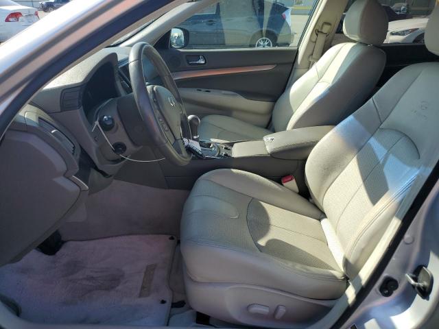 JN1CV6AP3AM203054 - 2010 INFINITI G37 BASE SILVER photo 7
