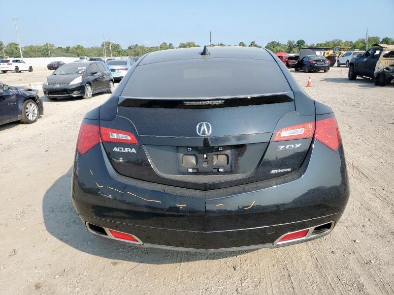 2HNYB1H40CH500826 - 2012 ACURA ZDX TECHNOLOGY BLACK photo 6