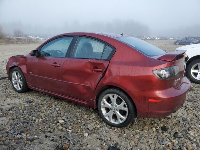 JM1BK324081167792 - 2008 MAZDA 3 S RED photo 2