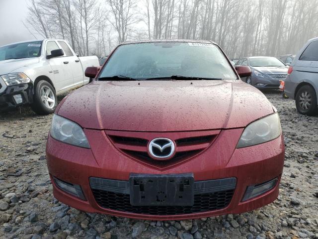 JM1BK324081167792 - 2008 MAZDA 3 S RED photo 5